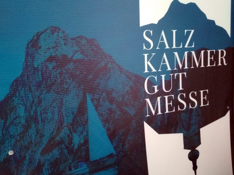 Ausschnitt eines Werbemittel zur Salzkammergutmesse